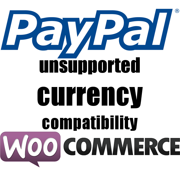 WooCommerce PayPal unsupported currency compatibility